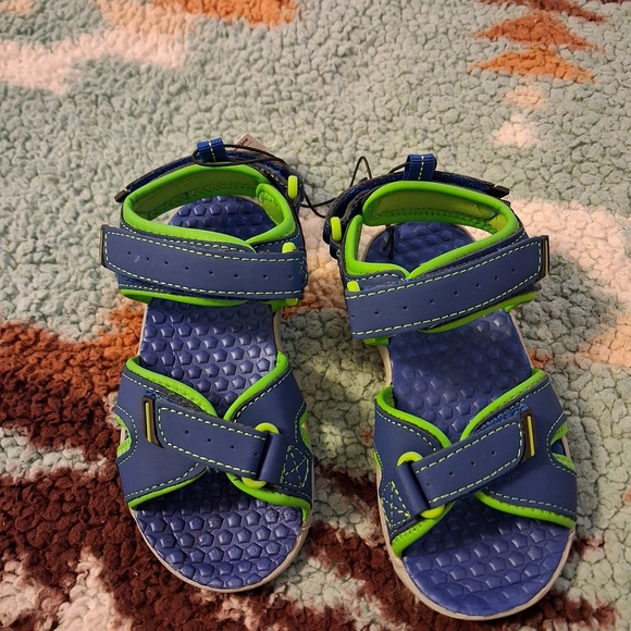 Falls Creek Other - Falls Creek Blue and Green Kids Sandals